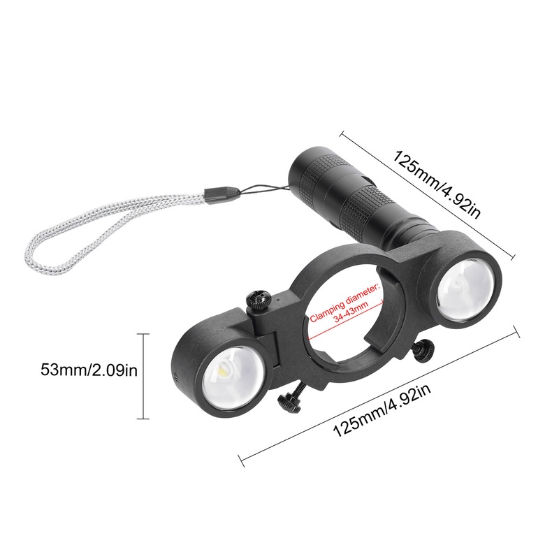 新款喷漆枪照明灯 油漆喷漆枪专用补光灯汽车钣金喷涂气喷灯