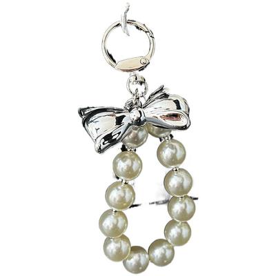 时尚奢华大珍珠短手链电镀挂件