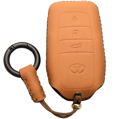 牛皮丰田凯美瑞钥匙套手工厂