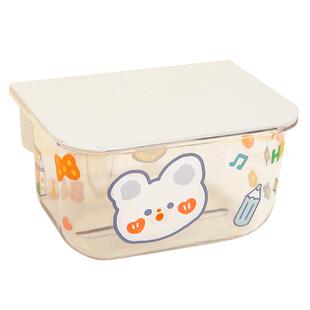 透明纸巾盒壁挂式抽纸盒卫生间洗脸巾收纳厕所挂壁免打孔卧室挂墙