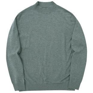 【纯羊毛】斯得雅高山绵羊羊毛衫男高领毛衣冬款修身保暖针织衫