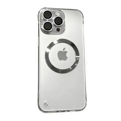 适用苹果16promax手机壳新款iPhone17透明无边框防尘15Pro镜头膜14磁吸plus全包防摔13高级感12超薄11外壳