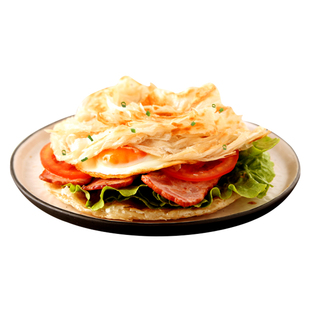 安井手抓饼面饼薄皮原味葱香味家庭家用装早餐食品旗舰店正品