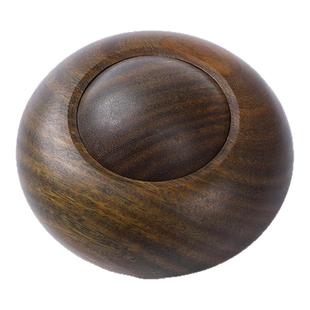 有木香绿檀木转运珠手把件转动解压玩具盘玩件实木手球手转球文玩