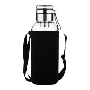 超大容量单层玻璃杯泡茶太空壶茶水分离水杯吨吨杯户外健身泡茶师