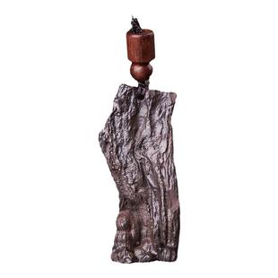 新疆天然陨石吊坠硅化铁陨石原石树纹舍利挂件保真陨石宇宙礼物