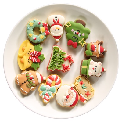 圣诞节手工曲奇饼干礼盒