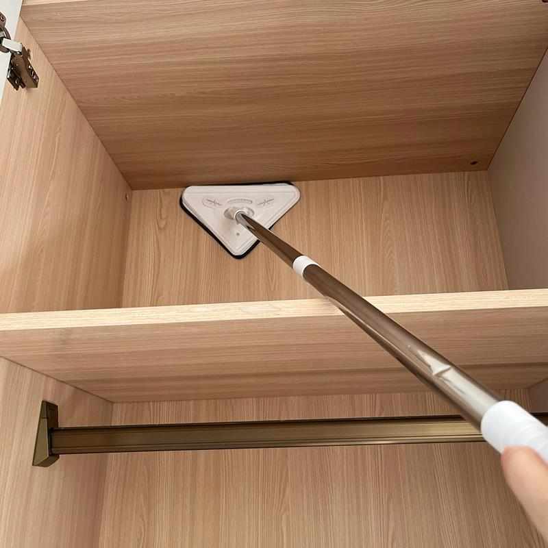 三角拖把擦柜子擦玻璃神器打扫天花板灰尘清洁家用擦窗户小拖把