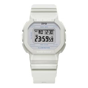 zgo正港夜光手表女款 初中高中学生儿童只看时间多功能防水电子表