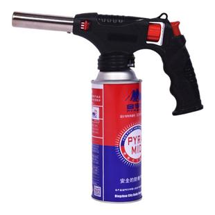 卡式气罐喷火器枪家用烧猪毛神器电子点火器便捷式焊枪手持喷枪头