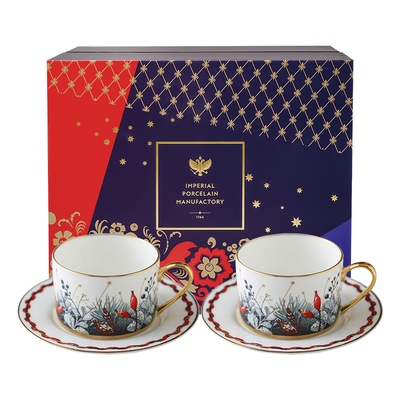 LOMONOSOV俄皇STAR骨瓷咖啡杯