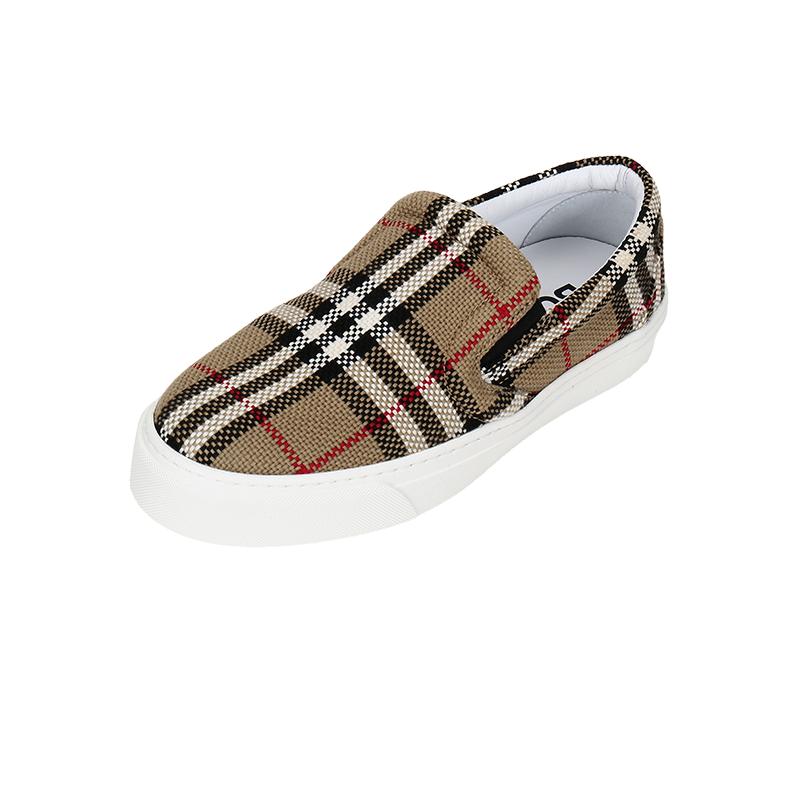 【自营】BURBERRY/博柏利女款织物懒人鞋休闲布鞋平底鞋 8031506