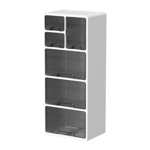 抽屉式收纳柜可移动多层置物架家用桌下零食玩具整理柜夹缝储物柜