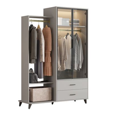 轻奢现代家用衣帽架衣柜