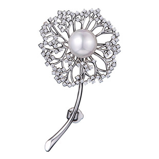 兰盈时尚款胸针 蒲公英造型胸花配饰丝巾扣女大气扣针别针配饰品