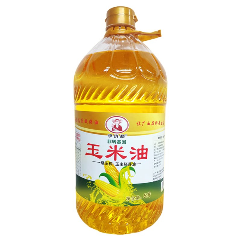 李济勤非转基因一级压榨玉米油5L