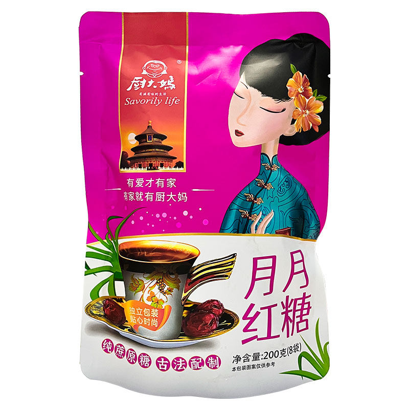 厨大妈月月红糖200g独立小包装