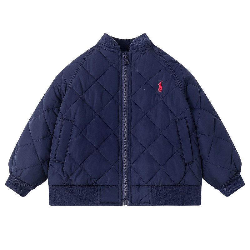 儿童棉服棒球服秋冬新款刺绣外套