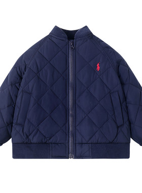 儿童棉服棒球服秋冬新款刺绣外套
