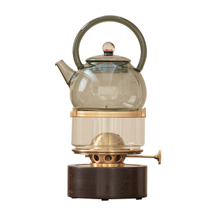 清澜潮汕空气灯煮茶炉家用玻璃煮茶壶中式复古老式酥油煮茶灯