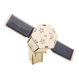 科技小制作手工diy航空航天太阳能人造卫星模型儿童科学普材料包