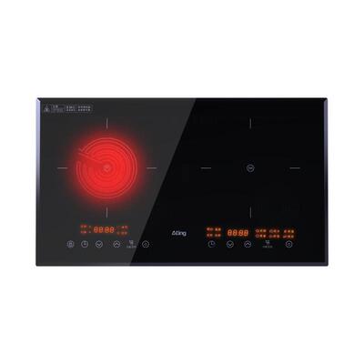 爱庭大功率双灶电磁炉台嵌两用