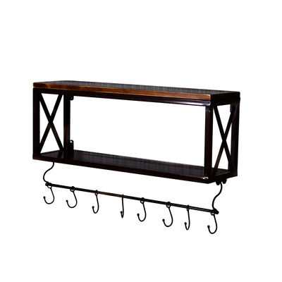 隔板圆管加固一字承重三角支架