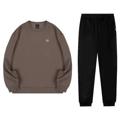 安踏运动套装男加绒加厚卫衣长裤