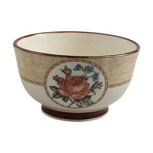 舍里宫廷风陶瓷碗碟套装家用轻奢餐具组合米饭碗汤碗菜盘碟子鱼盘