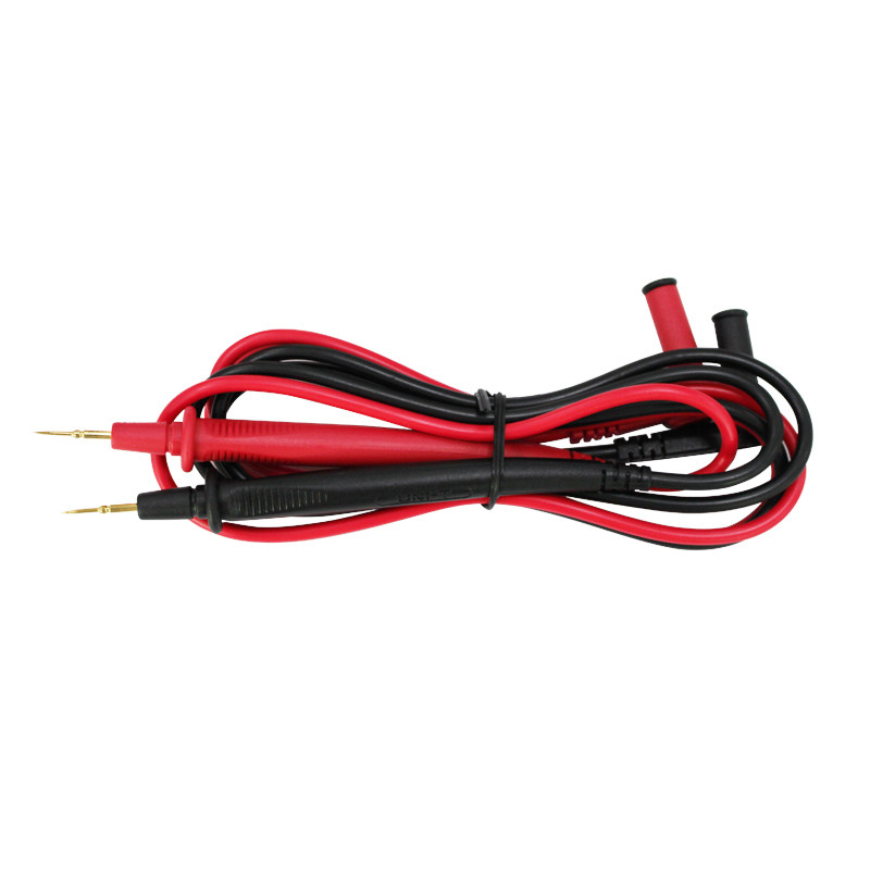 特细特尖镀金铜针表笔 数字万用万能表通用型表笔测试线 600V/10A