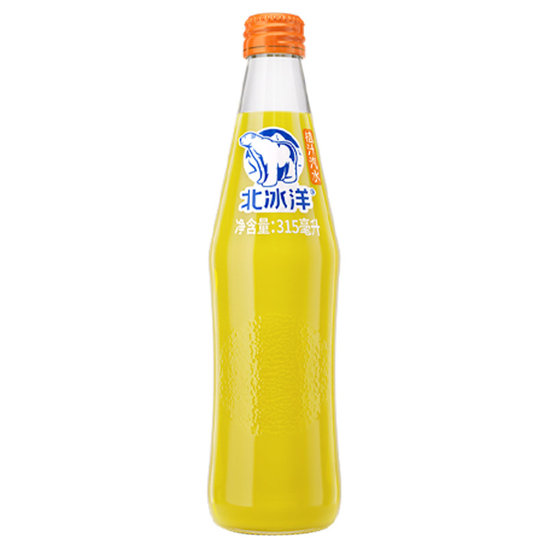 北冰洋桔汁汽水含果汁315ml*12瓶