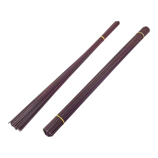 2号咖啡色手工diy假花枝塑料花棕色仿真花枝包胶花杆铁丝加粗硬