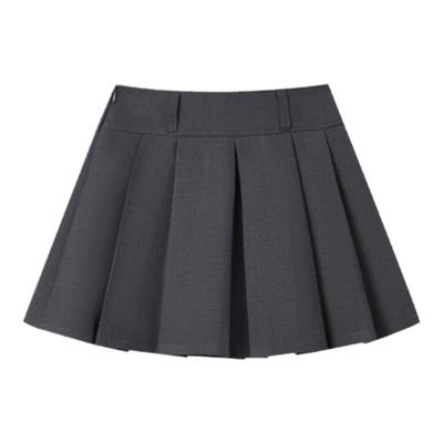 SPAO秋新品女士短裙百褶裙