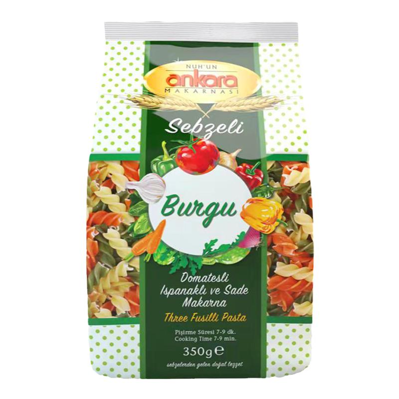 进口安卡拉儿童意面意大利面条低脂卡通螺旋意粉通心粉早餐宝宝餐