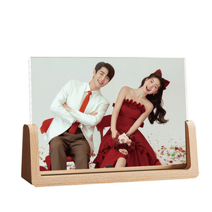 实木相框定制diy洗婚纱照做成摆台打印儿童照片挂墙冲洗宝宝相片