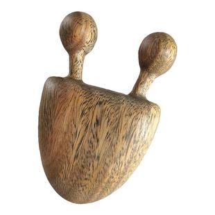 适用于多特瑞精油梳绿檀木头疗梳牛角七星经络头部按摩梳经络疏通