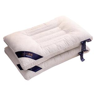 全棉决明子枕头护颈椎助睡眠枕芯家用一对中偏高偏硬不塌陷不变形