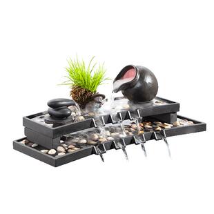 大厅庭院户外鱼缸水缸花池喷泉石头造景自动流水摆件循环水配件