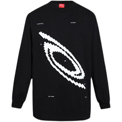 sfttr长袖T恤漩涡四色廓形宽松