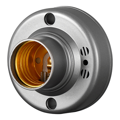 声光控延时开关灯口楼道感应灯座明装声控感应器面板灯头模块家用