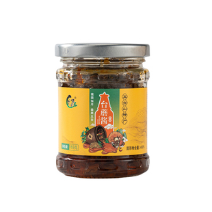 山西五台山特产大智镜圆台蘑酱原味香辣香菇蘑菇台磨拌饭165g瓶装
