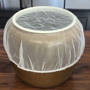 防蚊网罩卤煮桶晾晒酱缸汤桶防虫防蝇网纱罩子西瓜酱圆形纱布菜罩