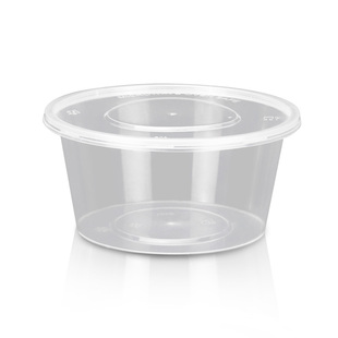 圆形一次性打包盒餐盒加厚饭碗家用透明饭盒商用外卖汤碗餐饮便宜