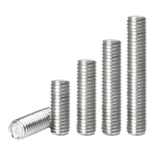 铝螺杆铝合金丝杆全牙通丝螺纹杆短小双头牙条M5M6M8M10M12