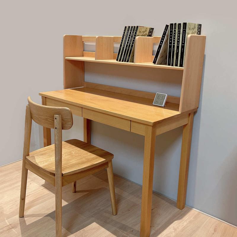 榉木小书架 学生简约现代桌面置物架 作业收纳 办公室收纳架