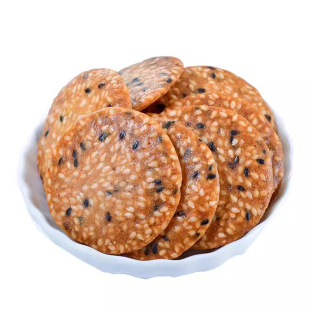 黄山特产芝片酥饼干薄脆小吃零食传统手工黑芝麻薄片徽州旅游糕点