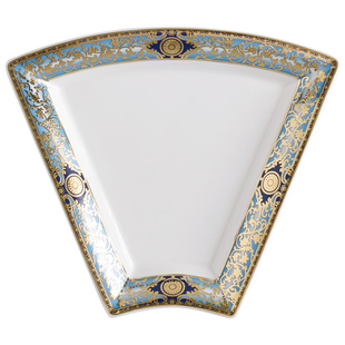 轻奢扇形盘圆桌拼盘组合骨瓷异形盘酒店餐厅会所餐盘餐具盘子碟子