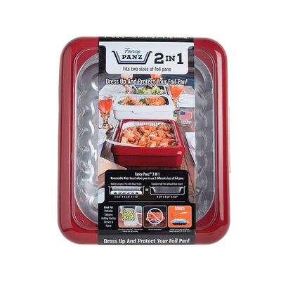 2in1 foil Fancy panz户外锡纸保鲜盒野餐烧烤盘锡纸保温保鲜托盘