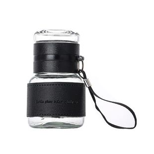 便携式迷你茶水分离杯子办公室泡茶杯外出携带随手杯防烫玻璃杯