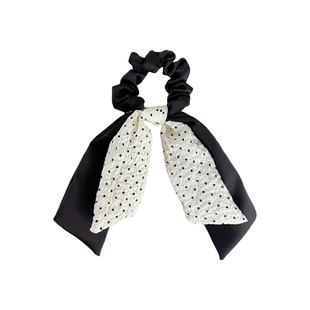 赵露思许我耀眼同款波点大肠发圈女高级感扎马尾发绳春夏耐用皮筋